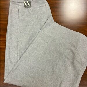 NWT Worthington Grey Wide Leg Trousers. Size 16